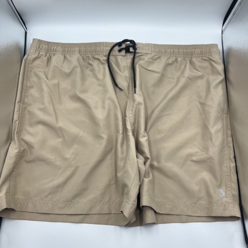 Reel Legends Men's Tan Drawstring Swimming Trunk Shorts‎ Size 40